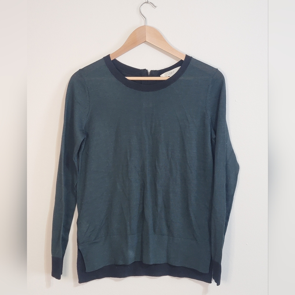 Loft Forest Green Pullover - image 1